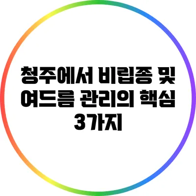 청주에서 비립종 및 여드름 관리의 핵심 3가지