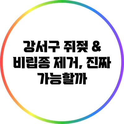 강서구 쥐젖 & 비립종 제거, 진짜 가능할까?